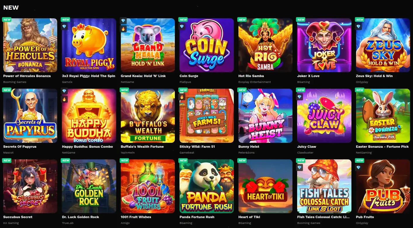 1win mobile app interface showing casino games on smartphone